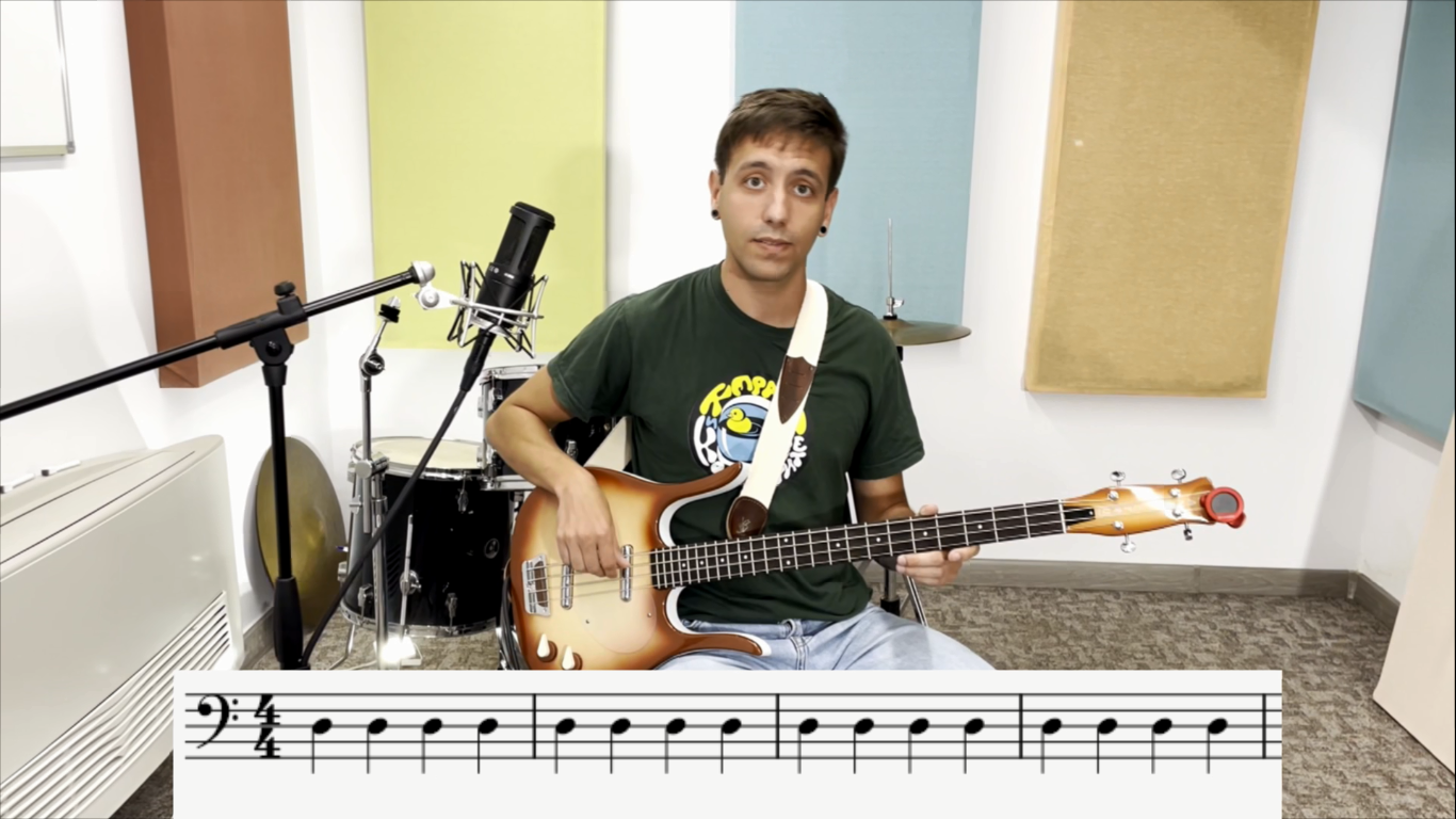 Първи урок по Бас Китара